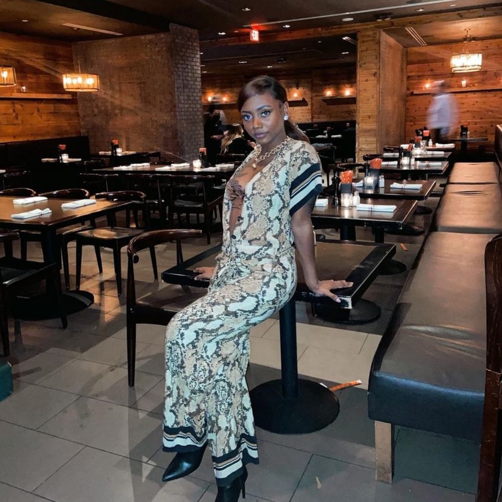 Snakeskin jumpsuit